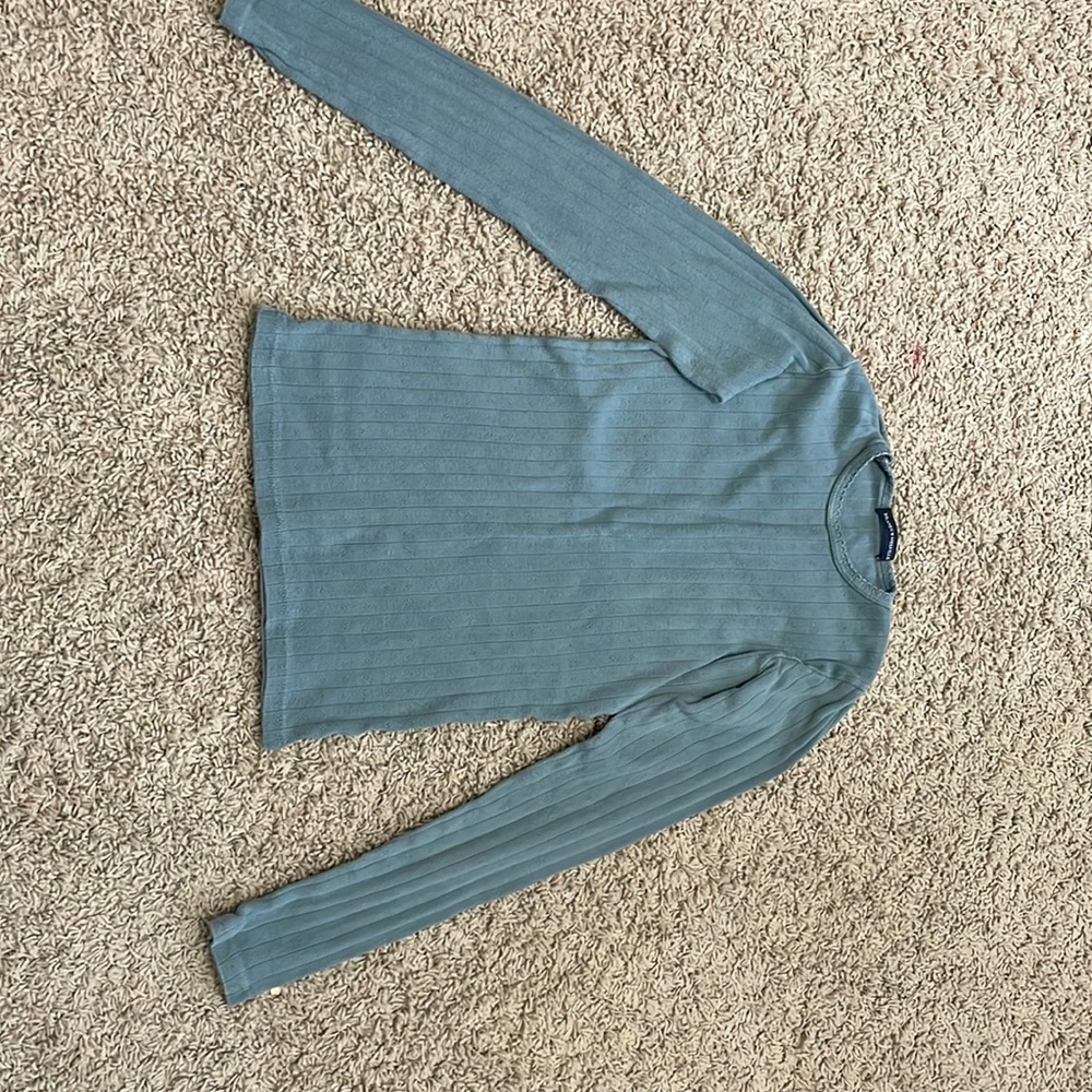 BRANDY MELVILLE 2019 Leah Scallop Eyelet Top